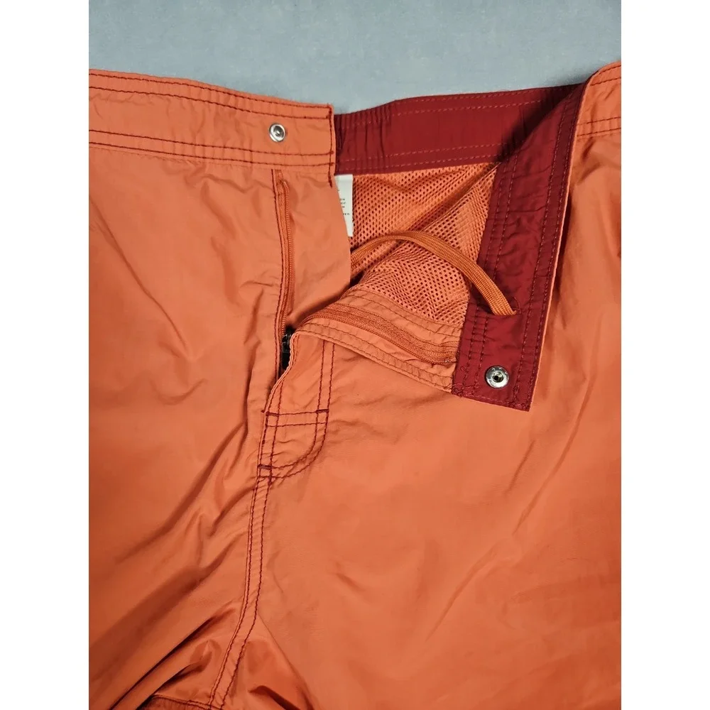 Caribbean Swimwear Mens‎ Orange Hybrid Board Swim Shorts Size XXL NWT